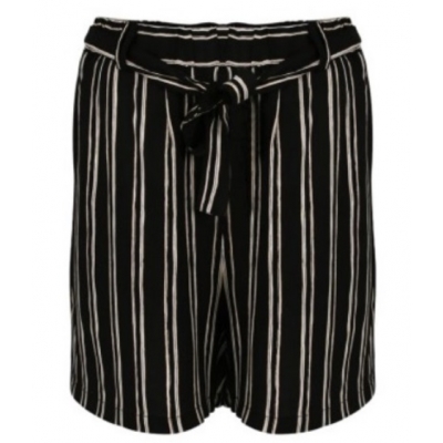 Knit-ted Gisele Short - Black Stripe Knit-ted Gisele Short - Black Stripe